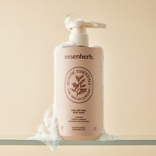 ESSENHERB Earl Grey Milk Body Wash 500ml Available on Seoulbazaar, your online store for trendy korean products.