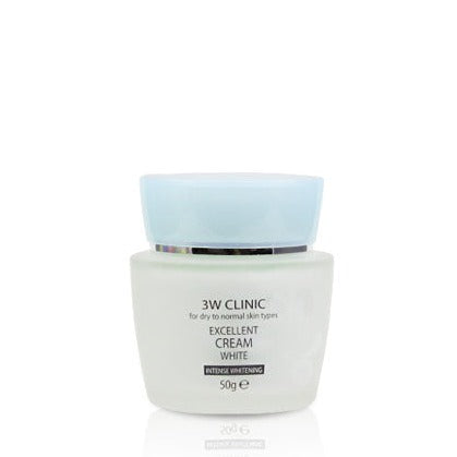 3W CLINIC Excellent White Cream 50g Available on Seoulbazaar, your online store for trendy korean products.