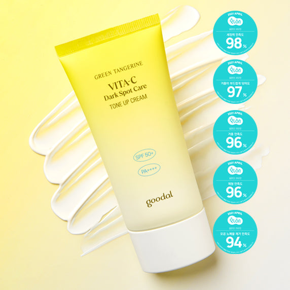 GOODAL Green Tangerine Vita C Dark Spot Care Tone Up Cream 50ml Available on Seoulbazaar, your online store for trendy korean products.