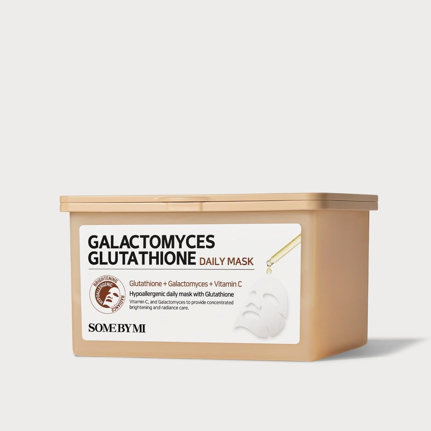 SOME BY MI Galactomyces Glutathione Daily Mask x30 Available on Seoulbazaar, your online store for trendy korean products.