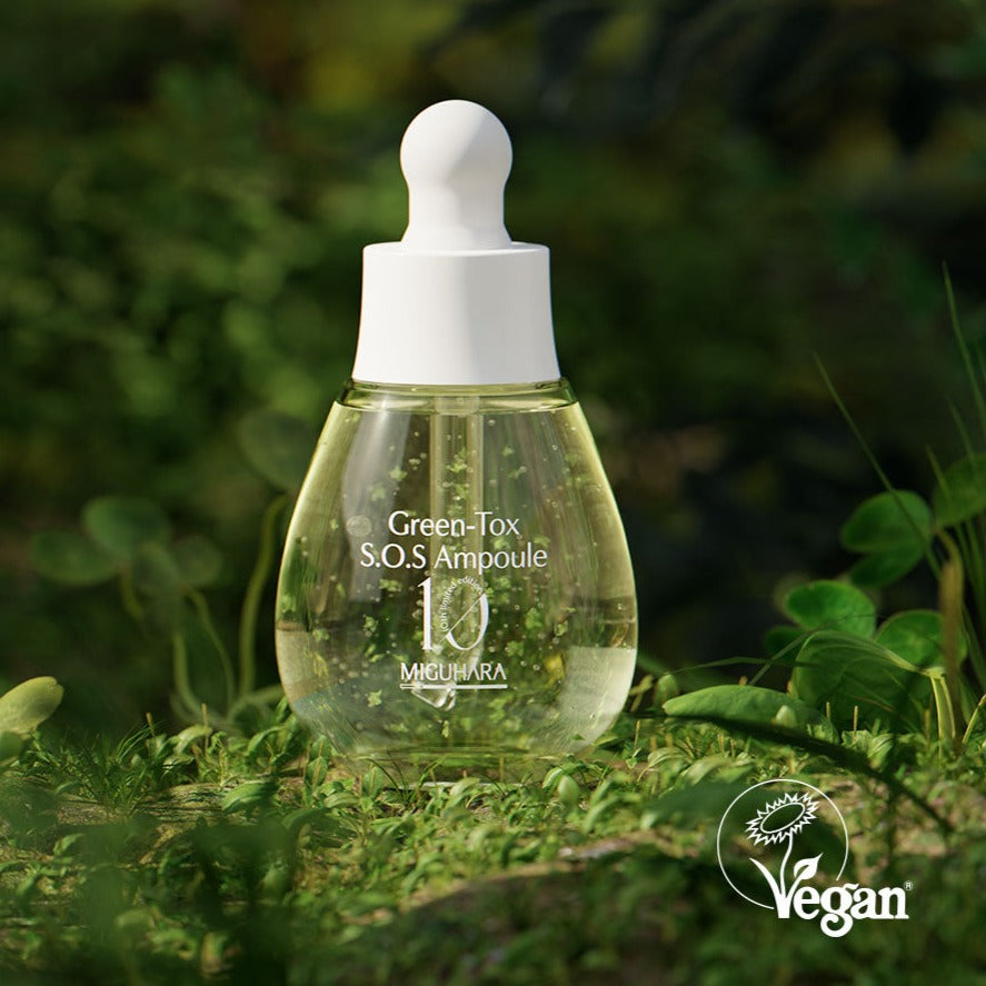 MIGUHARA Green-Tox S.O.S Ampoule 35ml Available on Seoulbazaar, your online store for trendy korean products.