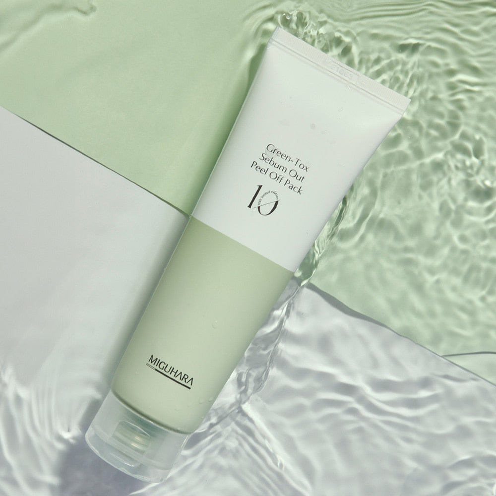 MIGUHARA Green-Tox Sebum Out Peel Off Pack 100g Available on Seoulbazaar, your online store for trendy korean products.