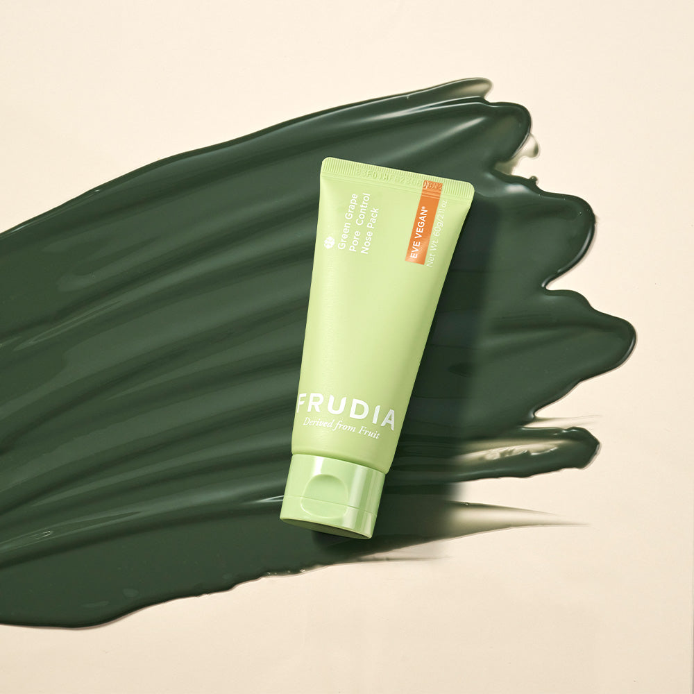 FRUDIA Green Grape Pore Control Nose Pack 60g Available on Seoulbazaar, your online store for trendy korean products.