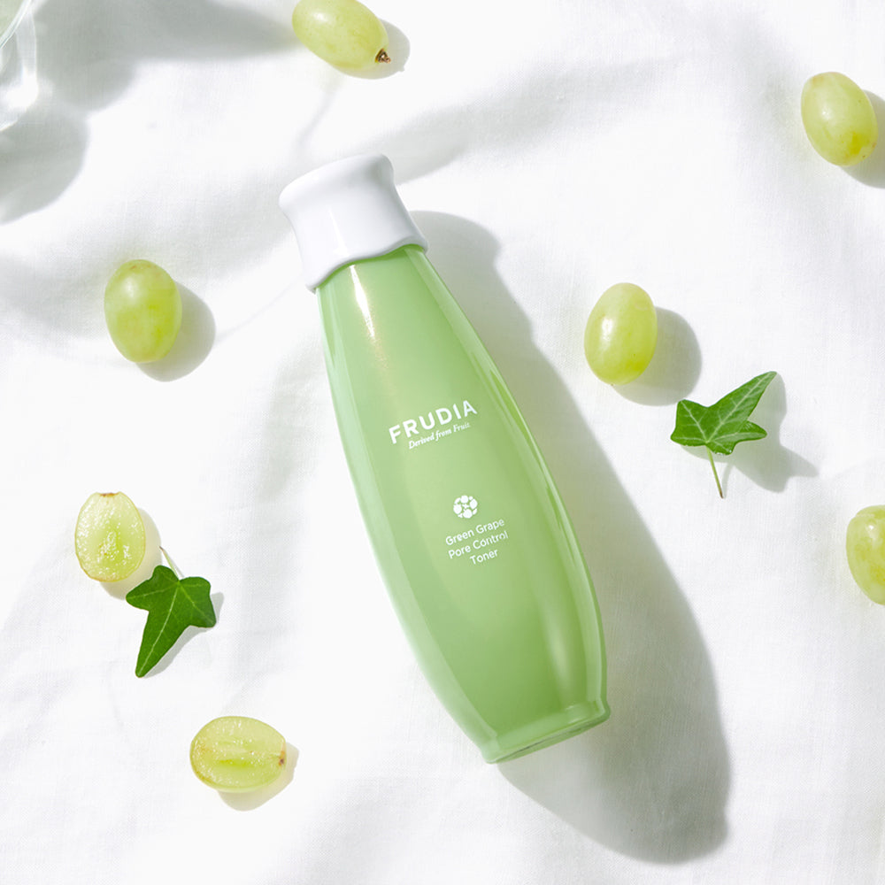 FRUDIA Green Grape Pore Control Toner 195ml Available on Seoulbazaar, your online store for trendy korean products.