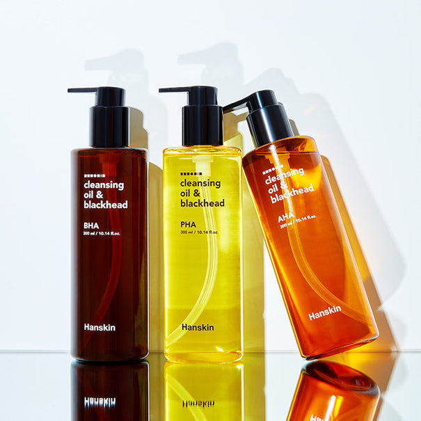 HANSKIN Cleansing Oil & Blackhead 300ml Available on Seoulbazaar, your online store for trendy korean products.