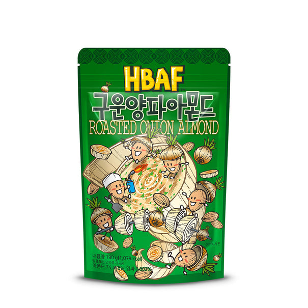 HBAF Roasted Onion Almond Available on Seoulbazaar, your online store for trendy korean products.