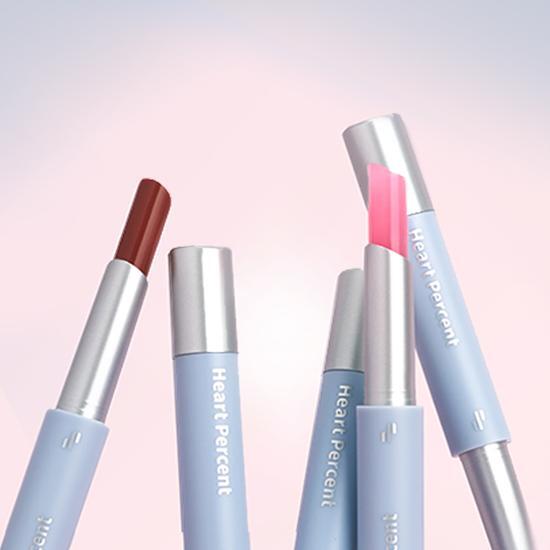 HEART PERCENT Dote On Mood Dewy Melting Lipstick Available on Seoulbazaar, your online store for trendy korean products.