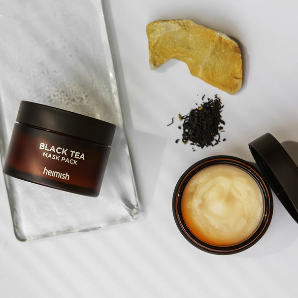 HEIMISH Black Tea Mask Pack 110ml Available on Seoulbazaar, your online store for trendy korean products.