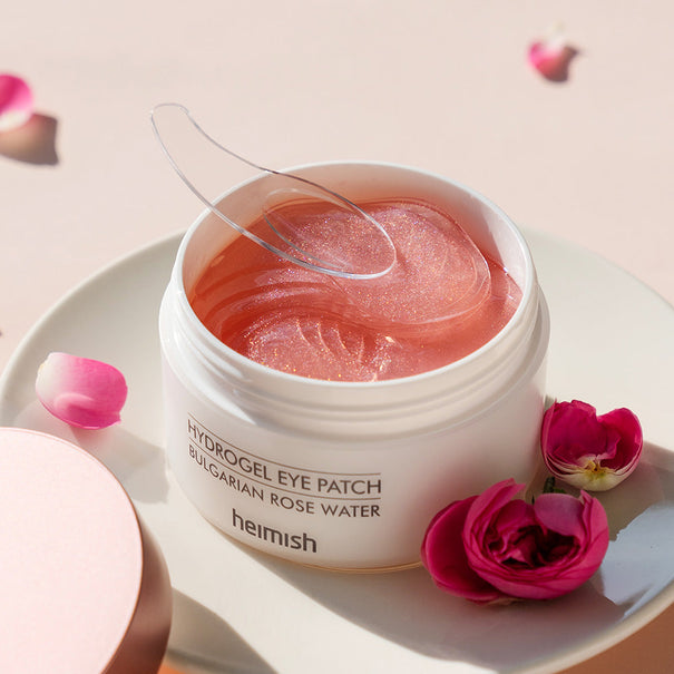 HEIMISH Bulgarian Rose Satin Hydrogel Eye Patch 60p Available on Seoulbazaar, your online store for trendy korean products.