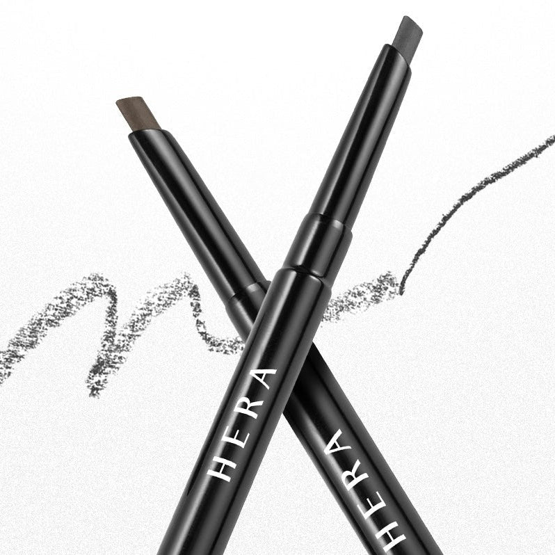 HERA Brow Desighner Auto Pencil showcasing sleek design and precision tips for perfect brow shaping and defining.