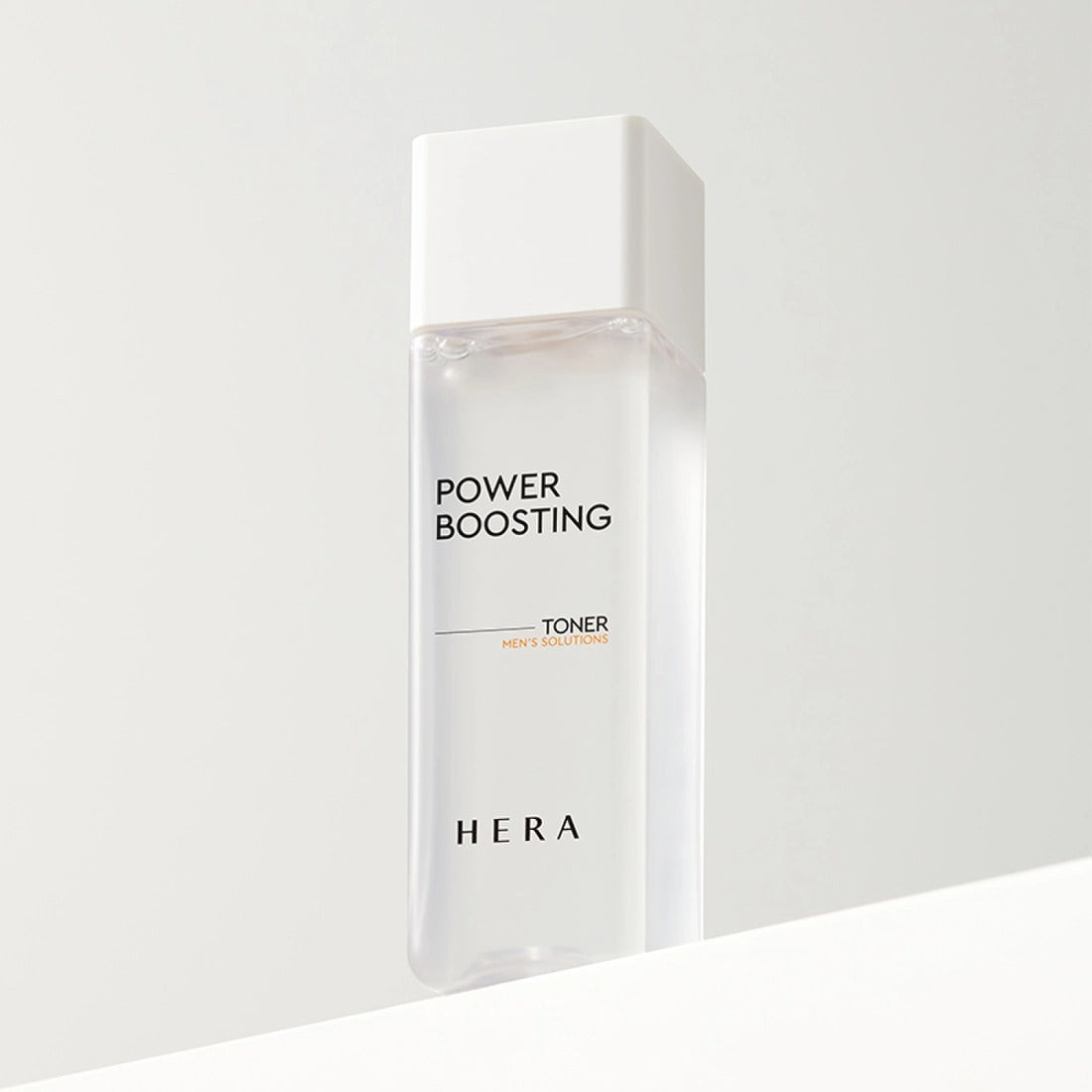 HERA Power Boosting Toner 150ml bottle displayed on minimalistic background