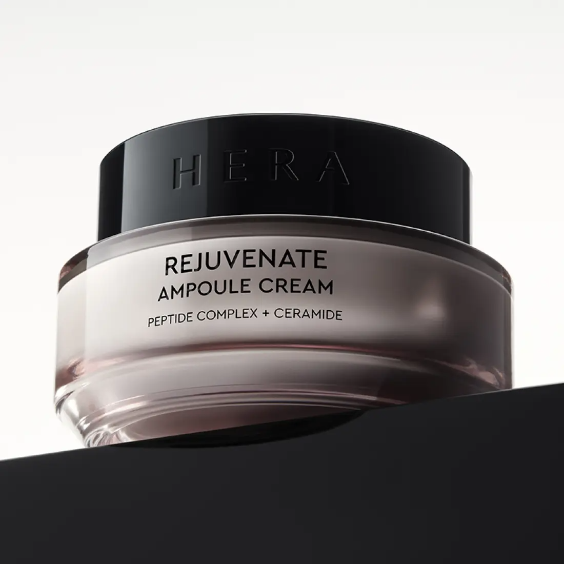HERA Rejuvanate Ampoule Cream 50ml with peptide complex and ceramide in a sleek jar design