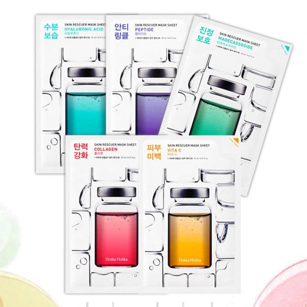 HOLIKA HOLIKA Skin Rescuer Mask Sheet Available on Seoulbazaar, your online store for trendy korean products.