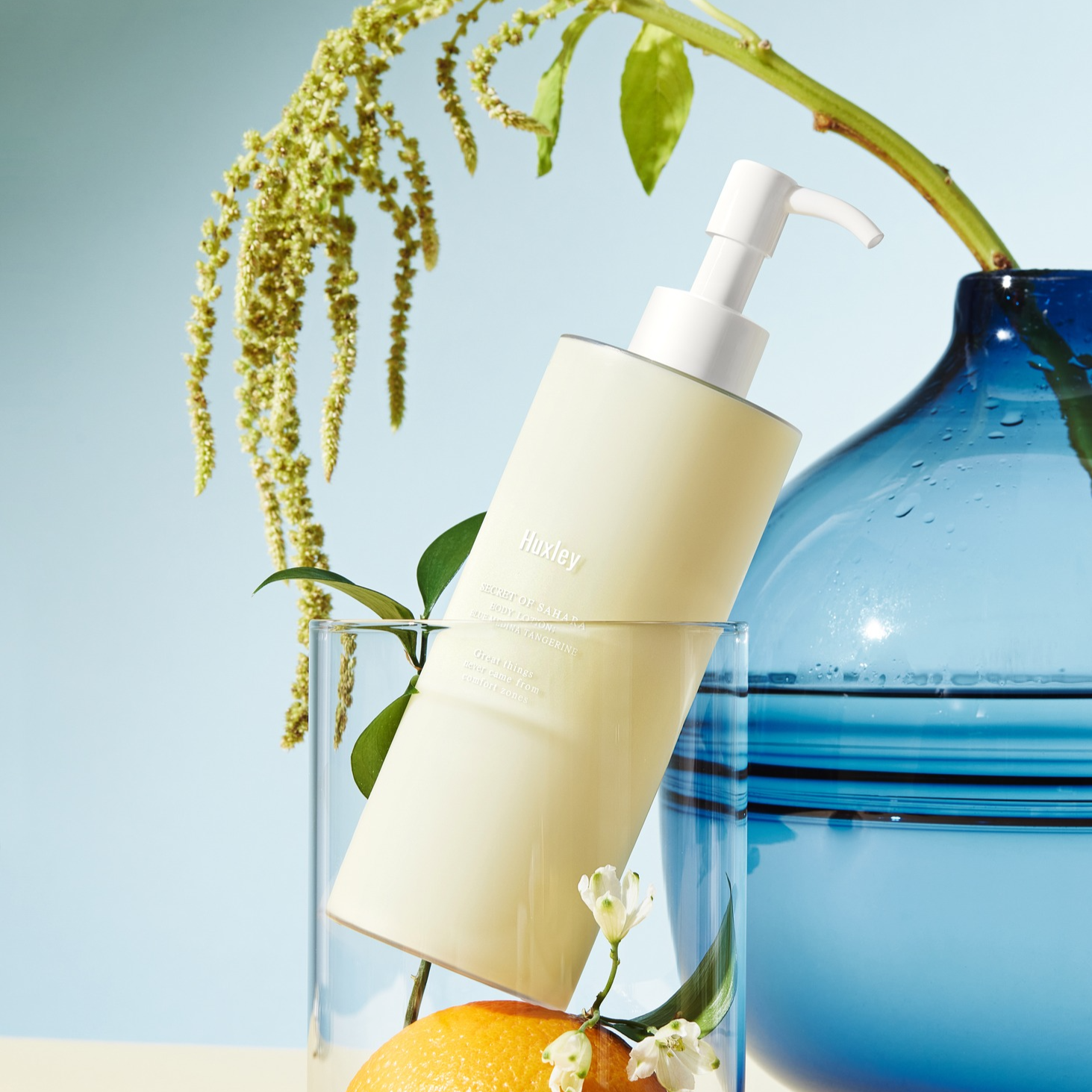 HUXLEY Body Lotion Blue Madina Tangerine disponible sur Ma petite Coree, ton Eshop 100% K-beauty en direct de Seoul
