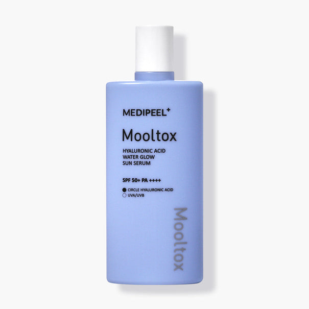 MEDIPEEL Hyaluronic Acid Layer Mooltox Water Glow Sun Serum 52ml Available on Seoulbazaar, your online store for trendy korean products.