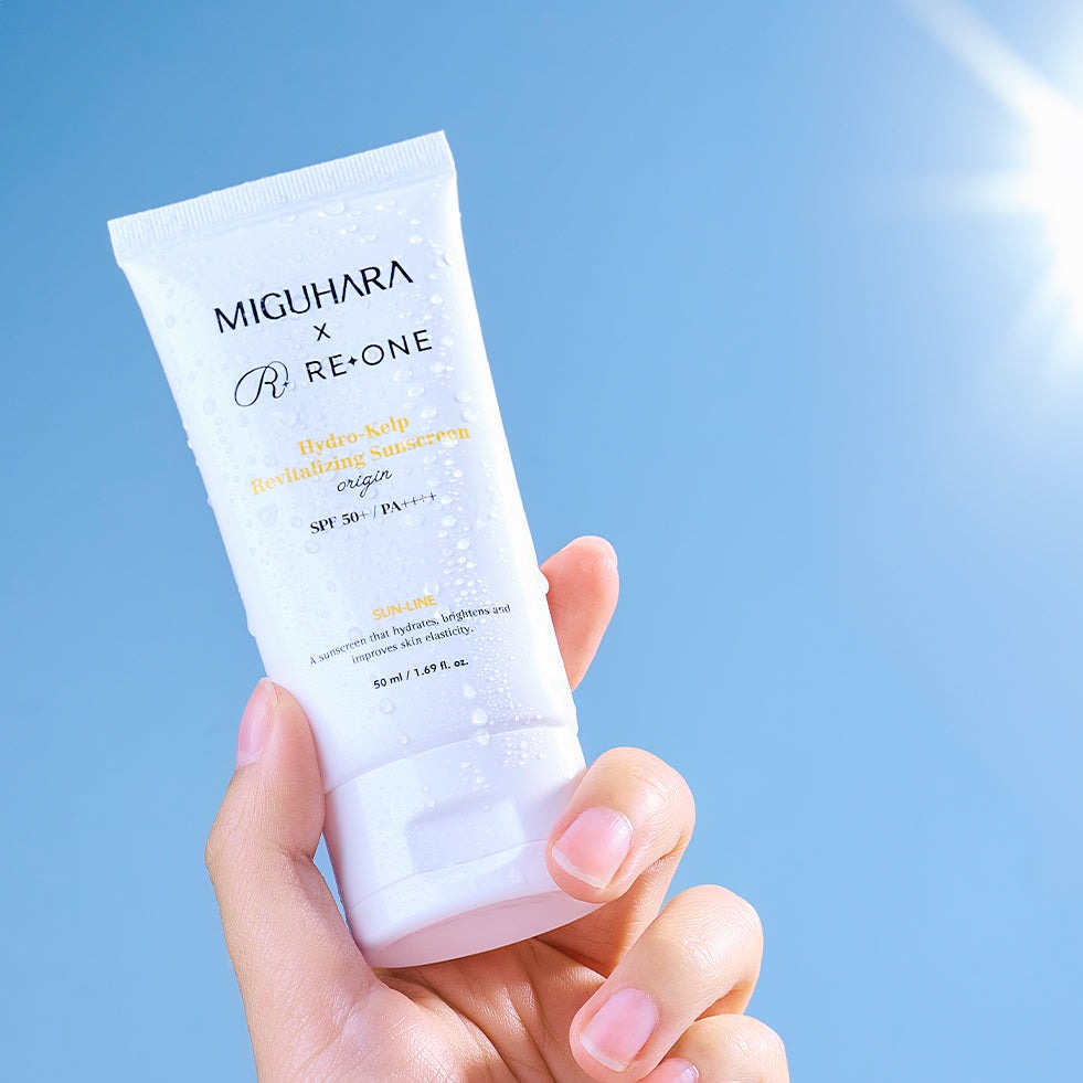 MIGUHARA Hydro-Kelp Revitalizing Sunscreen Origin SPF50+ 50ml Available on Seoulbazaar, your online store for trendy korean products.