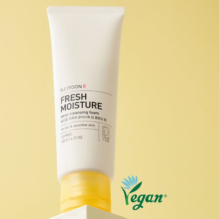 ILLIYOON Fresh Moisture Deep Cleansing Foam 120g Available on Seoulbazaar, your online store for trendy korean products.