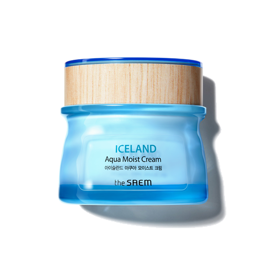 THE SAEM Iceland Aqua Moist Cream 60ml Available on Seoulbazaar, your online store for trendy korean products.