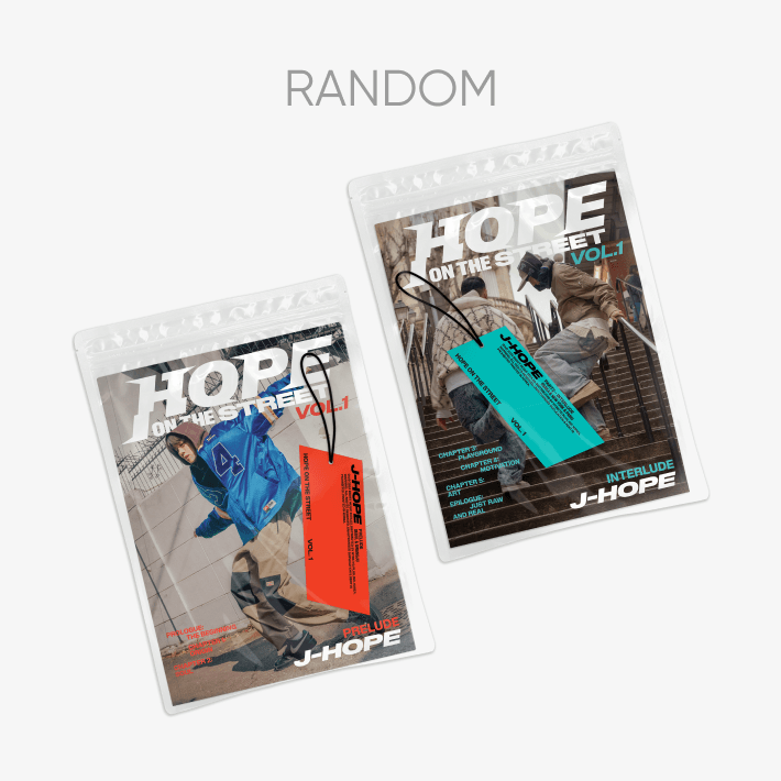 J-HOPE Hope On The Street Vol.1 Album (Random) Available on Seoulbazaar, your online store for trendy korean products.