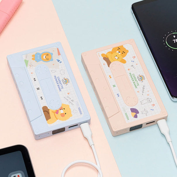 KAKAOFRIENDS Cassette External Battery 10000mAh Available on Seoulbazaar, your online store for trendy korean products.