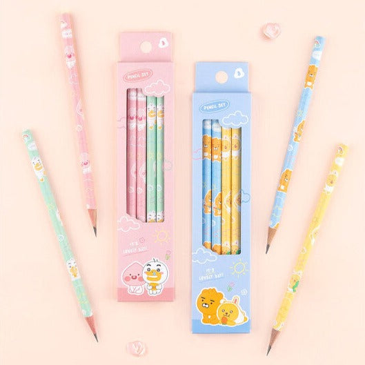 KAKAO FRIENDS Lovely Pencil Set Available on Seoulbazaar, your online store for trendy korean products.