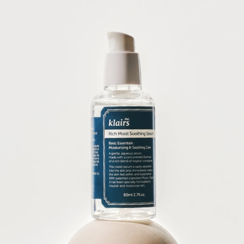 KLAIRS Rich Moist Soothing Serum 80ml Available on Seoulbazaar, your online store for trendy korean products.