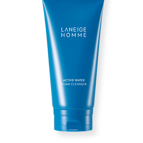 LANEIGE Homme Active Water Foam Cleanser 150ml Available on Seoulbazaar, your online store for trendy korean products.