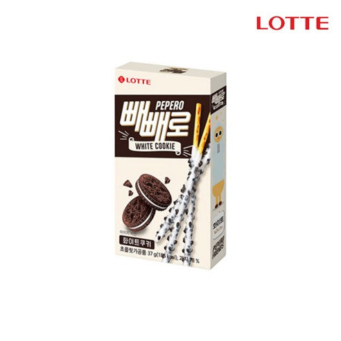 LOTTE Pepero White Choco 37g Available on Seoulbazaar, your online store for trendy korean products.