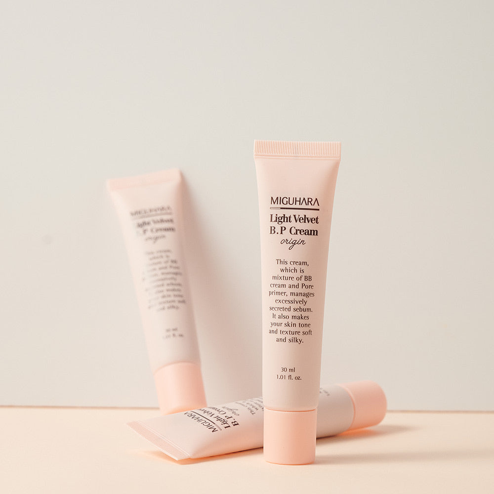 MIGUHARA Light Velvet B.P Cream Origin 30ml Available on Seoulbazaar, your online store for trendy korean products.
