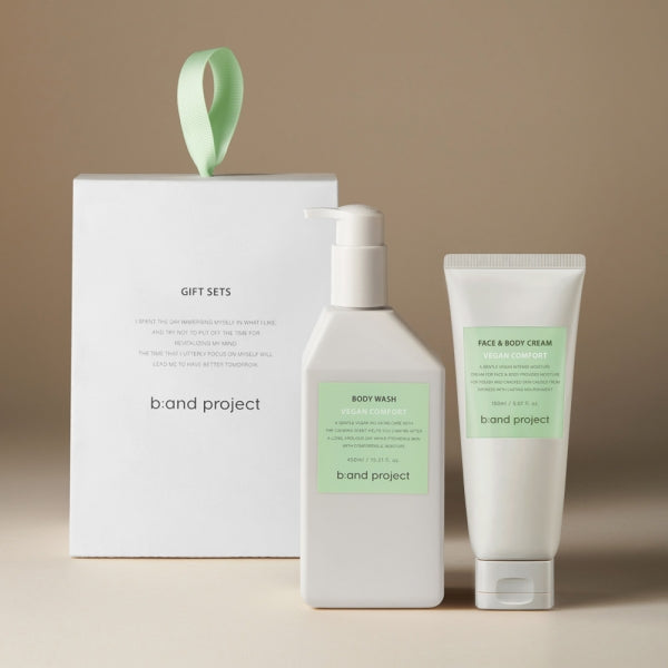 MAKE P:REM B:and Project Vegan Comfort Body Wash& Body Cream Set Available on Seoulbazaar, your online store for trendy korean products.