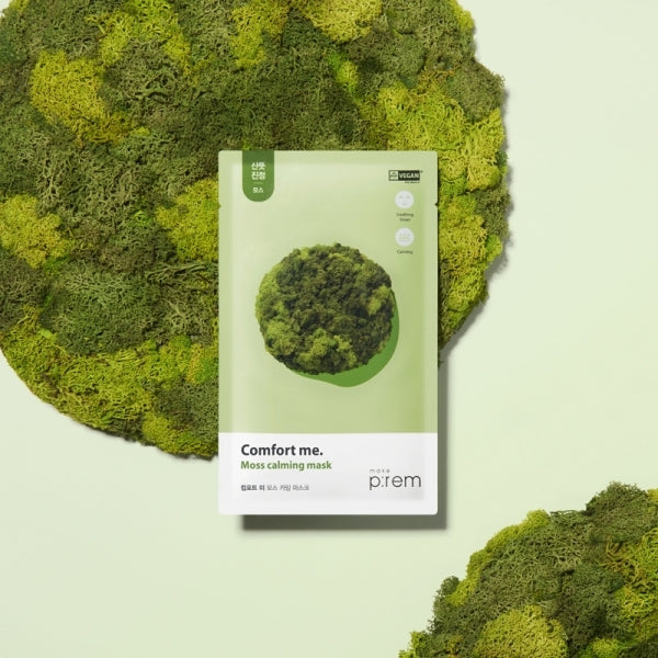 MAKE P:REM Comfort Me Moss Calming Mask Available on Seoulbazaar, your online store for trendy korean products.