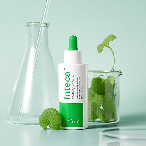 MAKE P:REM Inteca Soothing Ampoule 50ml Available on Seoulbazaar, your online store for trendy korean products.