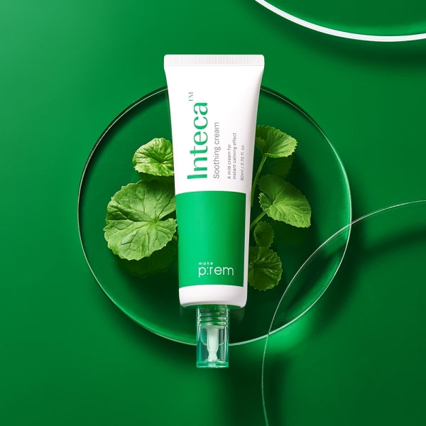 MAKE P:REM Inteca Soothing Cream 80ml Available on Seoulbazaar, your online store for trendy korean products.