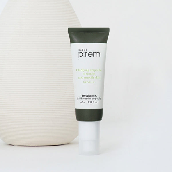 MAKE P:REM Solution Mild Soothing Ampoule 40ml Available on Seoulbazaar, your online store for trendy korean products.