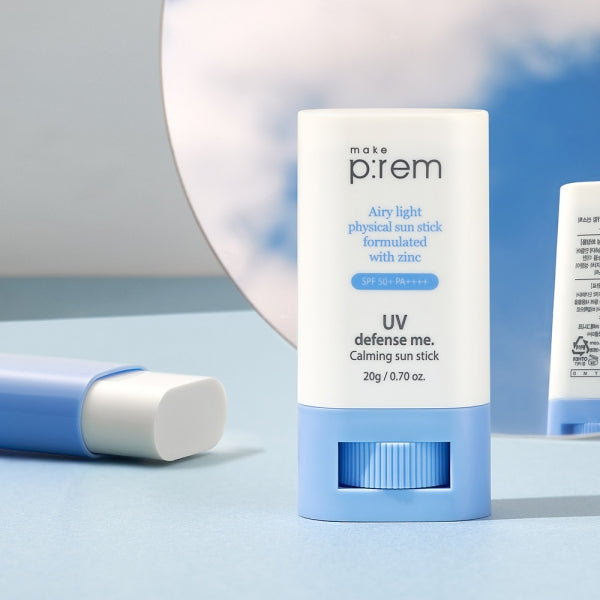 MAKE P:REM UV Defense Me Calming Sun Stick 20g Available on Seoulbazaar, your online store for trendy korean products.