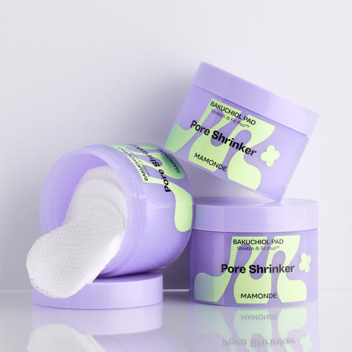 MAMONDE Pore Shrinker Bakuchiol Pad 120ml Available on Seoulbazaar, your online store for trendy korean products.