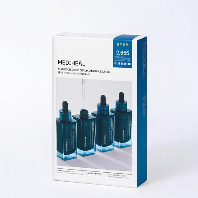 MEDIHEAL Madecassoside Derma Ampoule Mask 10 sheets disponible sur Ma petite Coree, ton Eshop 100% K-beauty en direct de Seoul