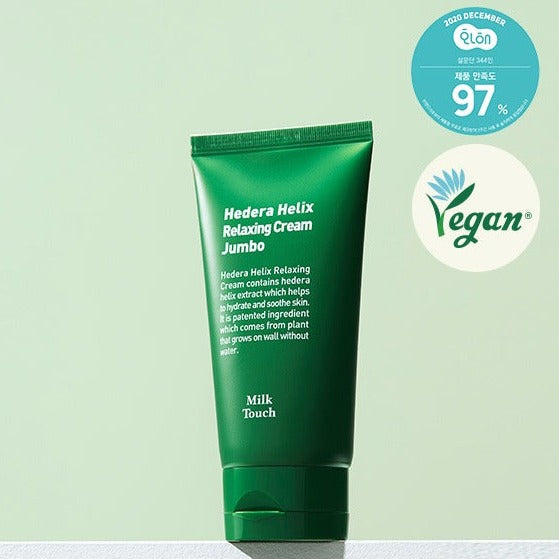 MILK TOUCH Hedera Helix Relaxing Cream Jumbo 100ml Available on Seoulbazaar, your online store for trendy korean products.