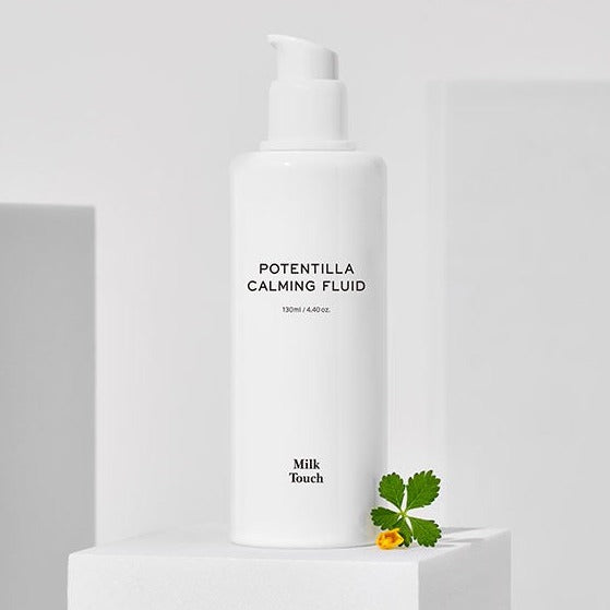 MILK TOUCH Potentilla Calming Fluid 130ml Available on Seoulbazaar, your online store for trendy korean products.