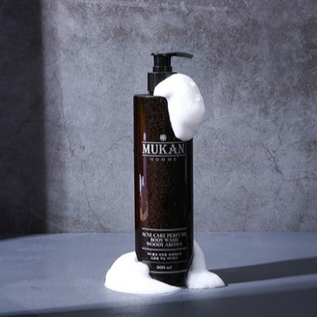 MUKAN Acne Care Perfume Body Wash 500ml Available on Seoulbazaar, your online store for trendy korean products.