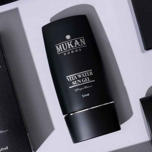 MUKAN Homme Vita Water Sun Gel 50ml Available on Seoulbazaar, your online store for trendy korean products.