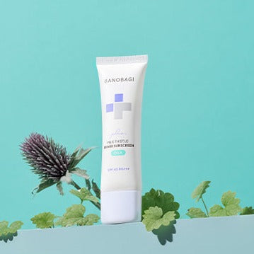 BANOBAGI Milk Thistle Repair Cica Sunscreen Plus 50ml Available on Seoulbazaar, your online store for trendy korean products.