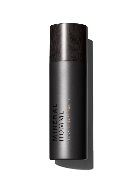 THE SAEM Mineral Homme Black All In One Fluid Ex 100ml Available on Seoulbazaar, your online store for trendy korean products.