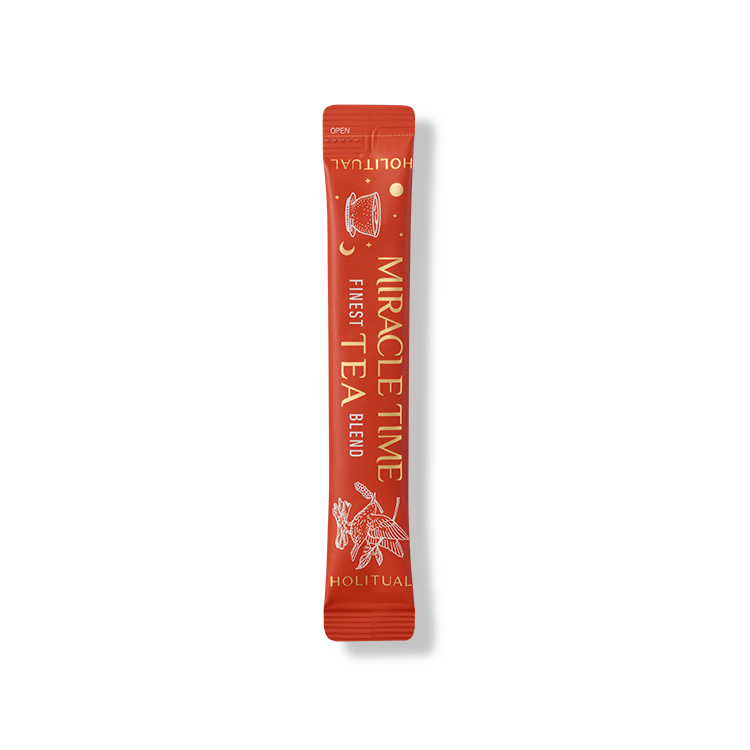 HOLITUAL Miracle Time Tea (20 sticks) - premium tea stick packaging