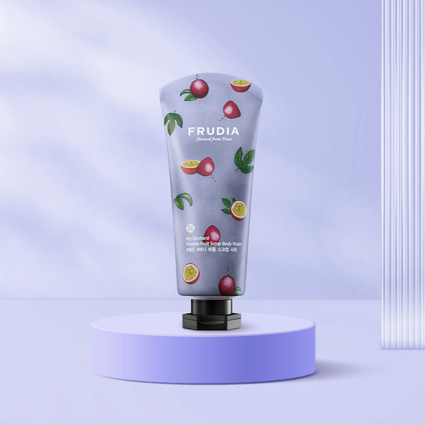 FRUDIA My Orchard Passion Fruit Scrub Body Wash 200ml Available on Seoulbazaar, your online store for trendy korean products.