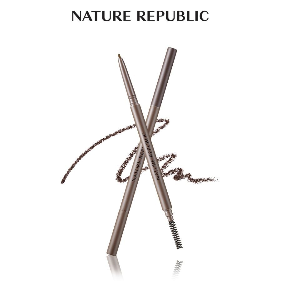 NATURE REPUBLIC Botanical Microfiber Brown Pencil disponible sur Ma petite Coree, ton Eshop 100% K-beauty en direct de Seoul