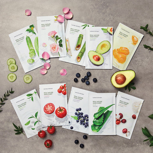 NATURE REPUBLIC Real Nature Mask Sheet Available on Seoulbazaar, your online store for trendy korean products.