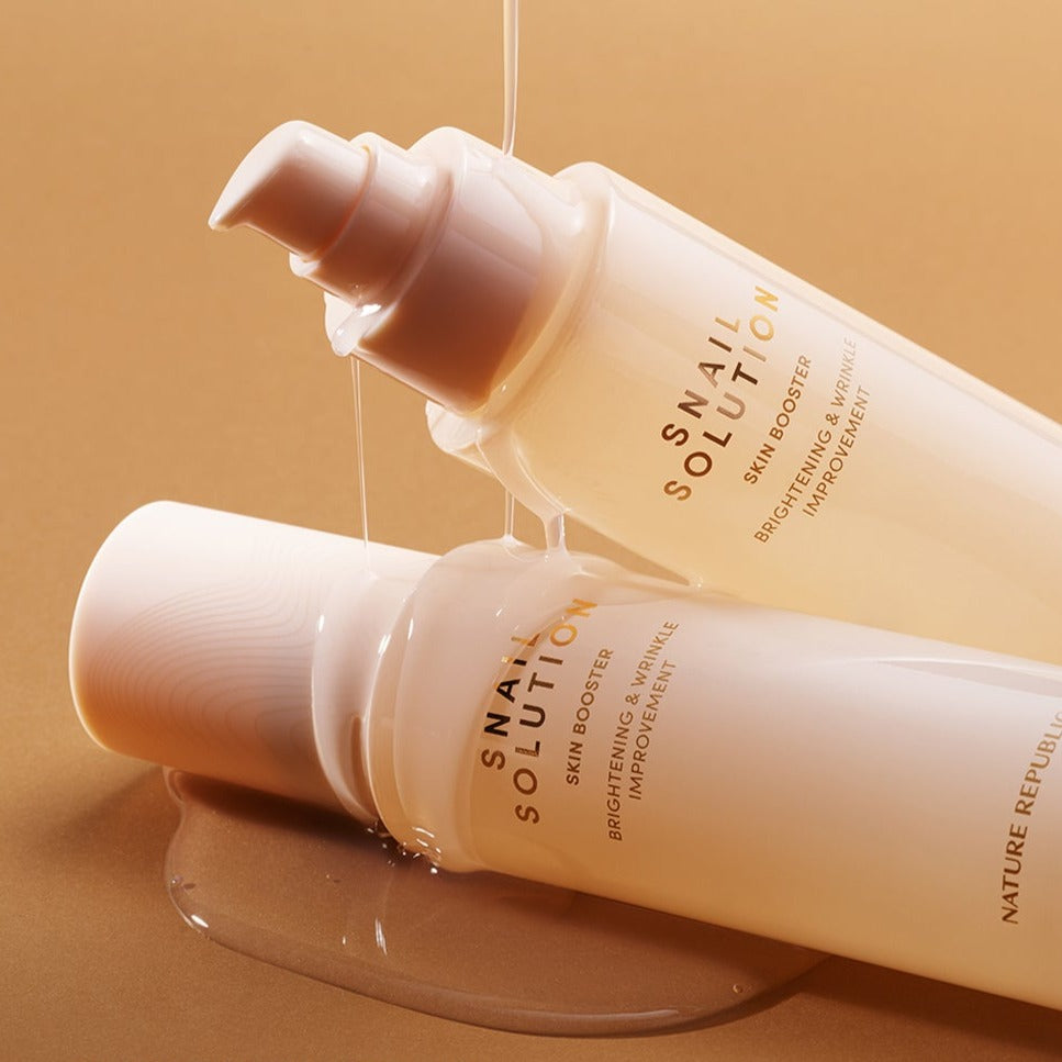 NATURE REPUBLIC Snail Solution Skin Booster 130ml Available on Seoulbazaar, your online store for trendy korean products.