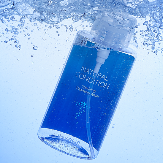 THE SAEM Natural Condition Sparkling Cleansing Water 500ml Available on Seoulbazaar, your online store for trendy korean products.