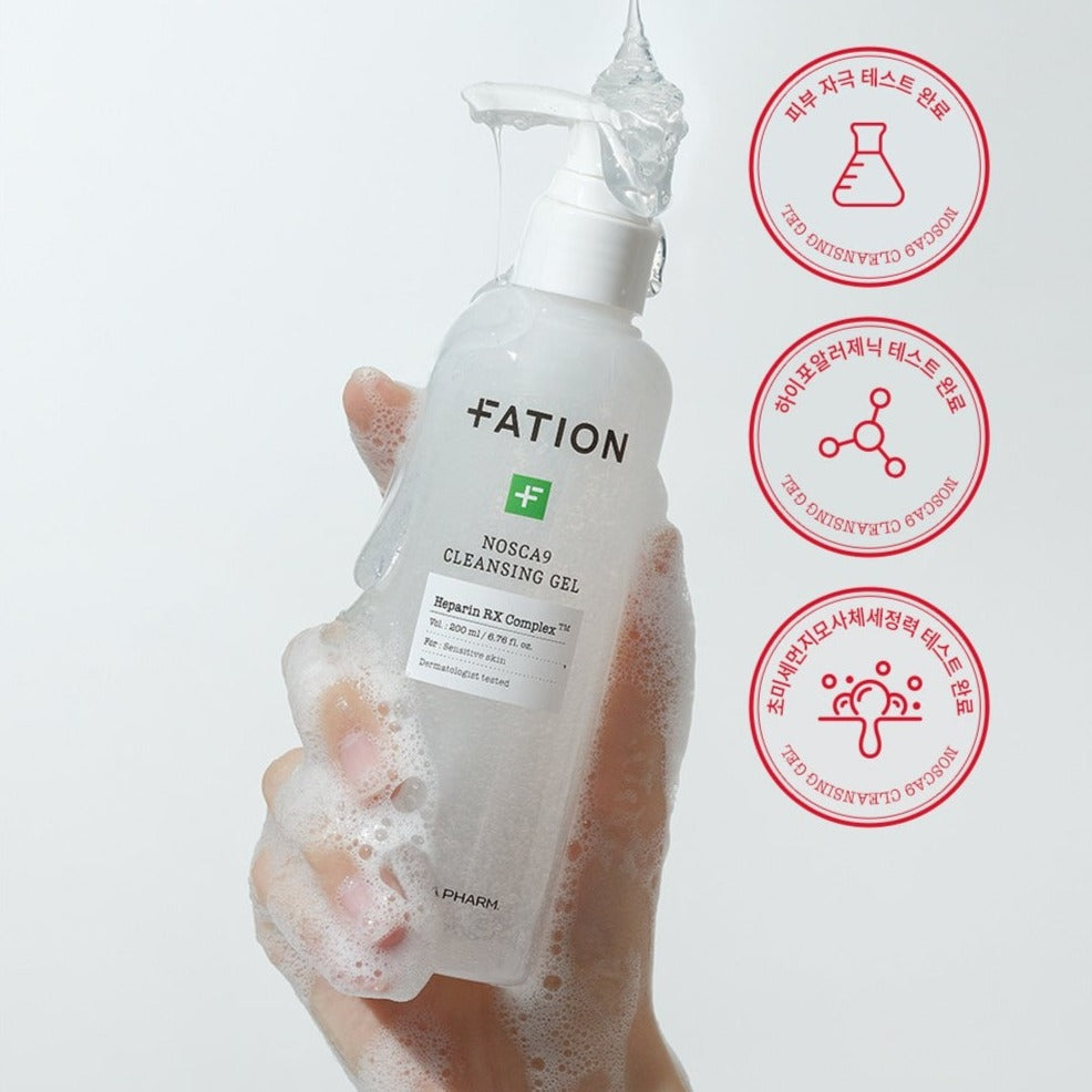 FATION Nosca9 Cleansing Gel 200ml Available on Seoulbazaar, your online store for trendy korean products.